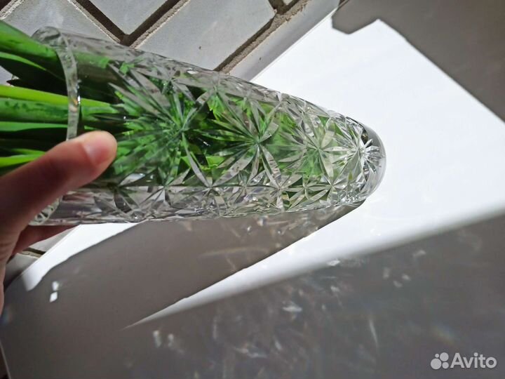 Ваза хрустальная для цветов СССР