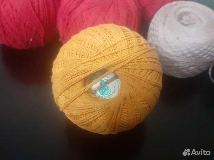 Нитки Х/б сирень.ссср