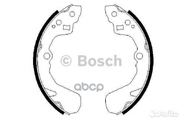 Колодки барабанные suzuki baleno, liana, swift