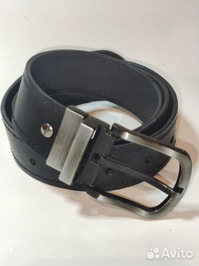 Мужской кожаный ремень ручной работы