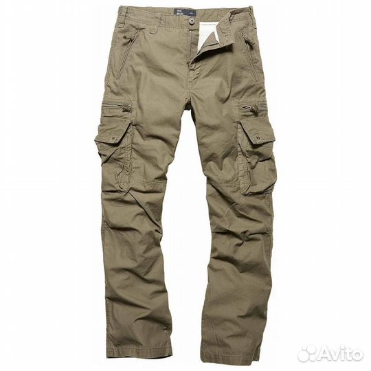 62137 Брюки Vintage Industries Rico оливковый