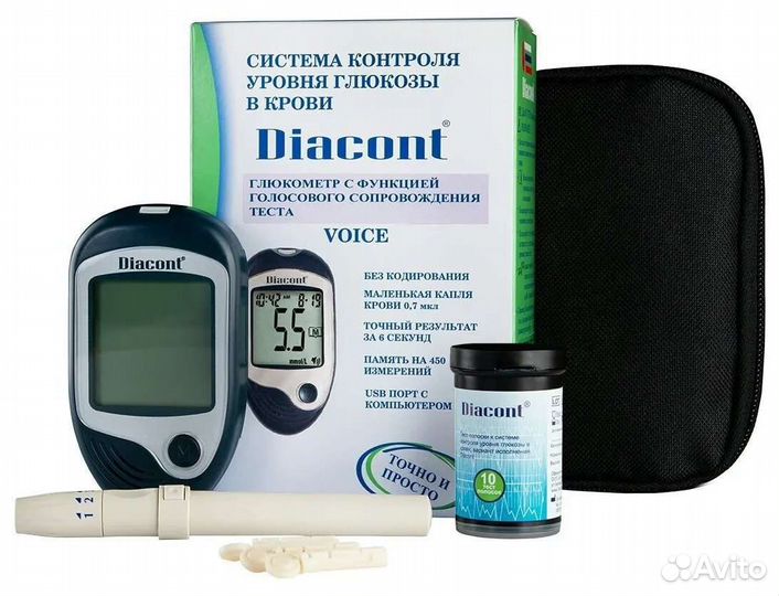 Глюкометр Диаконт Diacont Voice