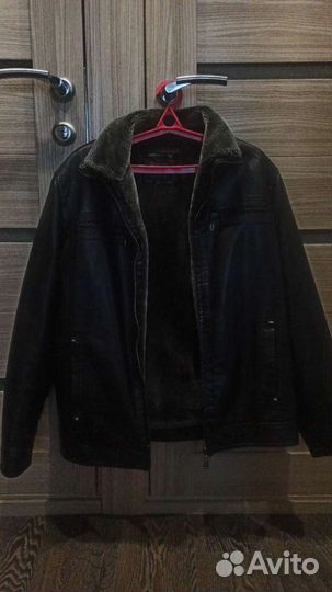 Куртка кожзам мужская
