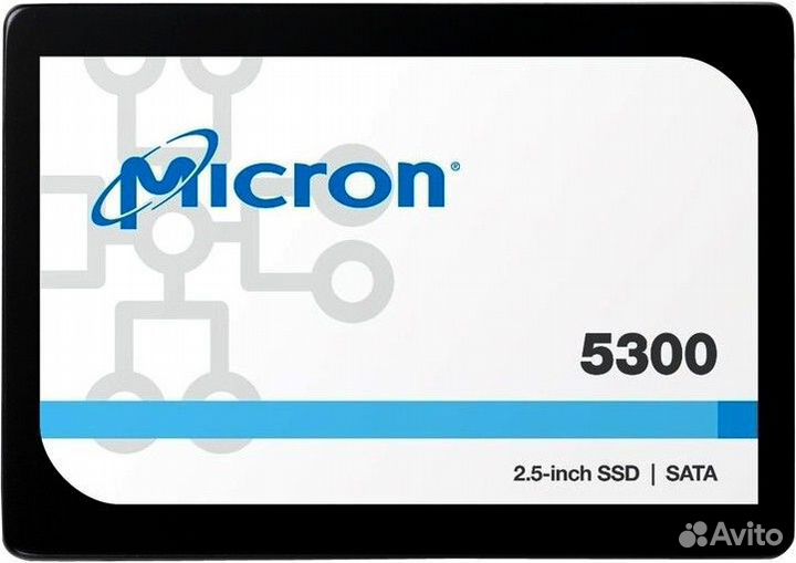 SSD 3.84Tb Micron 5300 Pro mtfddak3T8TDS-1AW1zabyy (2.5