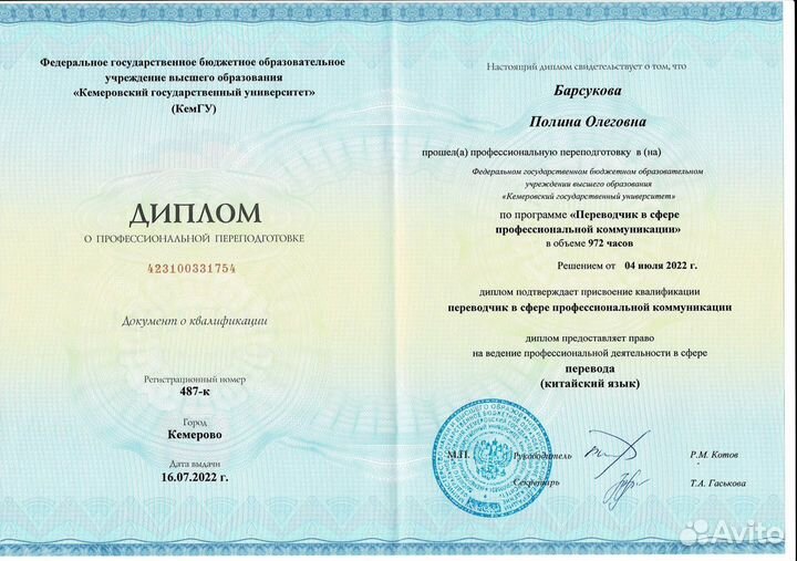 Переводчик китайского языка