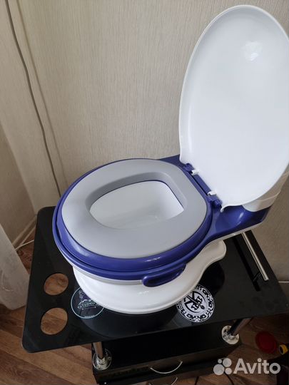 Детский горшок унитаз музыкальный