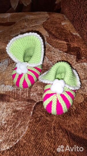 Пинетки вязаные