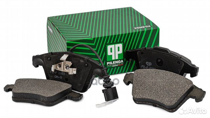 Колодки тормозные дисковые перед прав/лев F