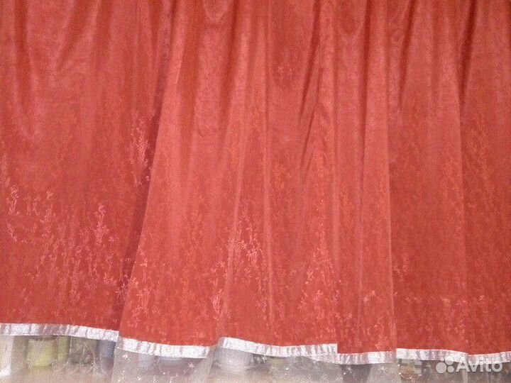 Штора короткая