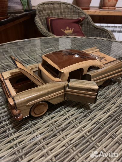 Модель авто Dodge 1957Куба Дерево Ручная работа