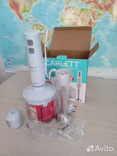Погружной блендер Scarlett новый