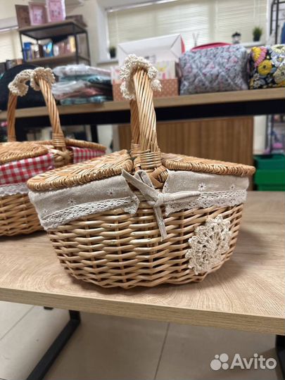 Корзина плетеная для пикника
