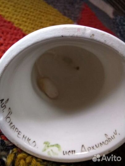 Колокольчик фарфоровый Ручная работа в коллекцию