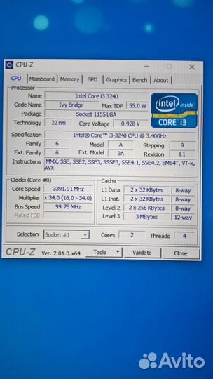 Intel Core i3-3240
