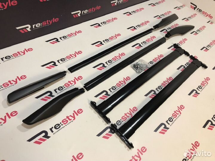 Рейлинги Lexus RX330 03-09 Черные K2167