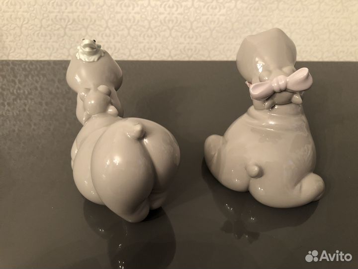 NAO Фарфор статуэтка бегемотики