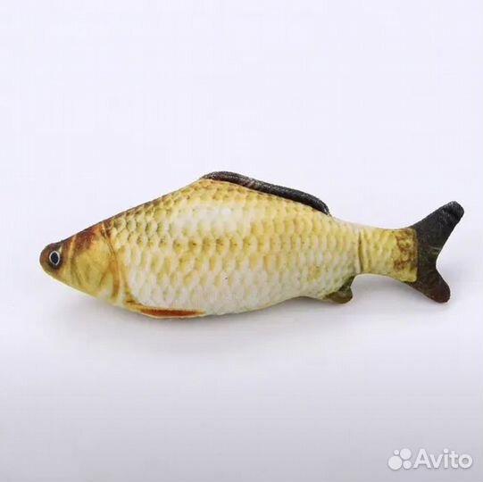 Мягкая игрушка для кошек - рыба с кошачьей мятой