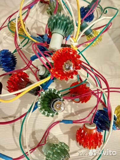 Ёлочная гирлянда радуга 1 и 4 СССР