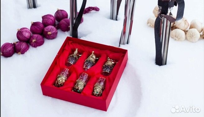 Рюмки Стопки перевёртыши Подарочный набор