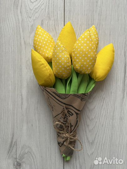 Букет тюльпанов-тильда