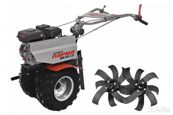 Мотоблок Парма мб-02-7,0К 02 россия, Кадви