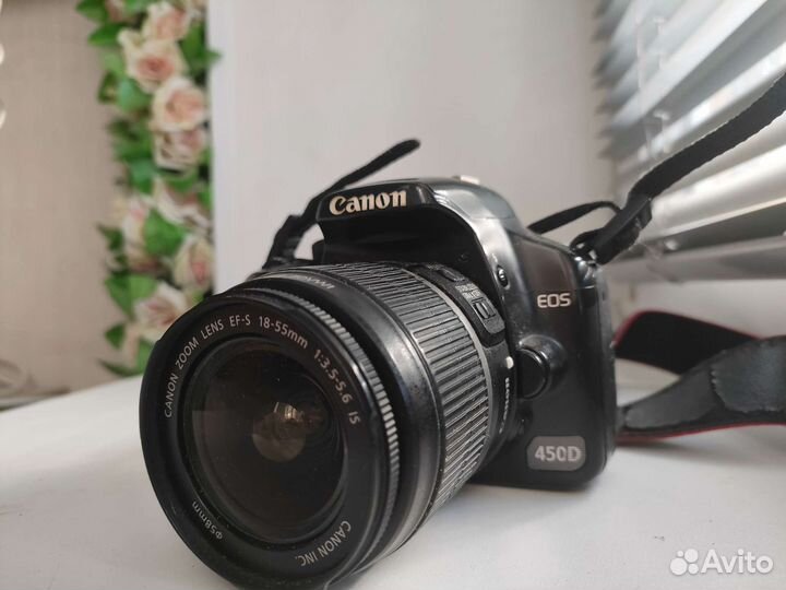 Зеркальный фотоаппарат canon 450d