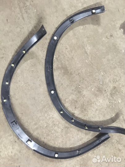 Накладки задних арок Ниссан Кашкай