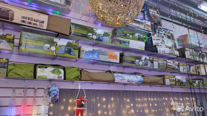 Оснащенная телескопическая удочка