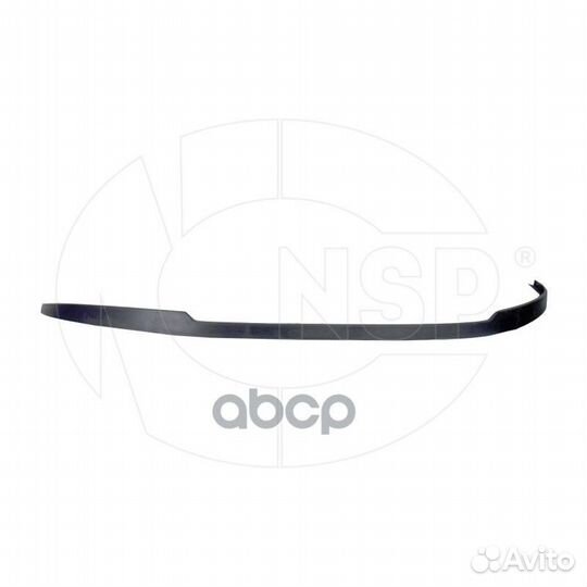 Молдинг переднего бампера нижний chevrolet Cruz