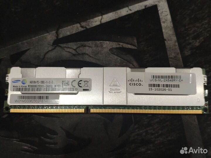 Оперативная память DDR-3 ECC REG 16,32,64 Gb