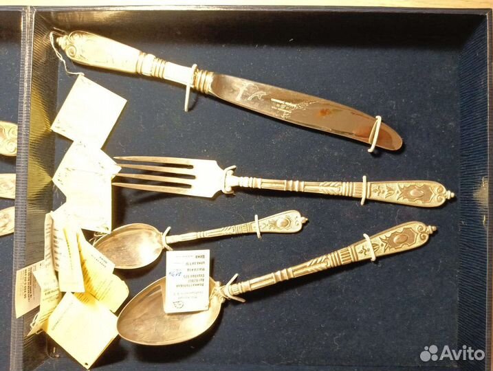 Столовое серебро 925 набор