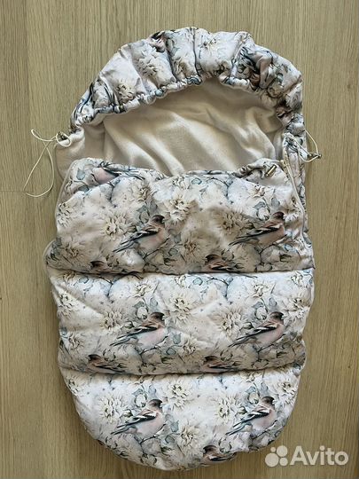 Зимний конверт кокон в коляску и на выписку