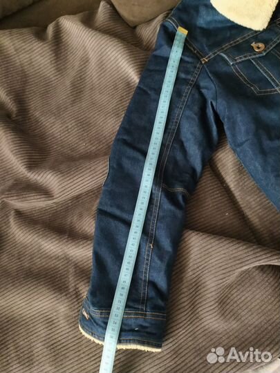 Куртка джинсовая утепленная