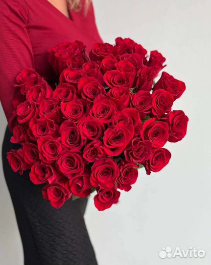 Цветы розы букет