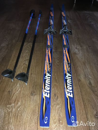 Лыжи детские + ботинки