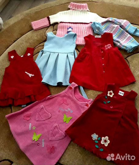Детские вещи пакетом для девочек 2-3г