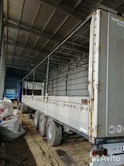 Продам каркас(штора) +ворота на прицеп krone