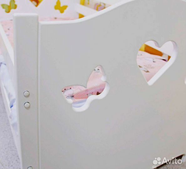 Детская кроватка в наличии Софа бабочка