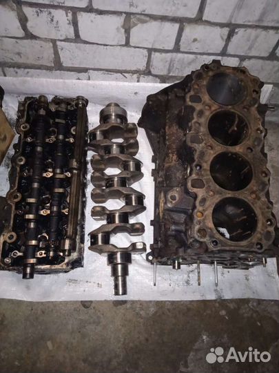 Двигатель 120/163 в разобранном виде prado 120