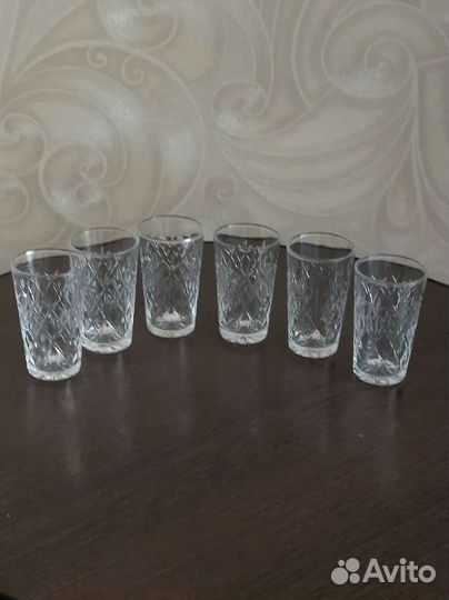 Хрусталь СССР стаканы, стопки