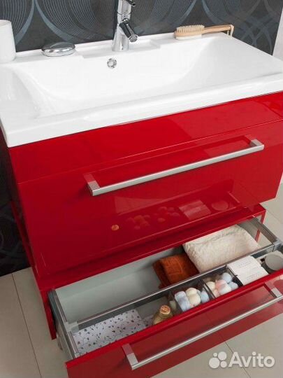 Тумба aquaton Мадрид 100 белый