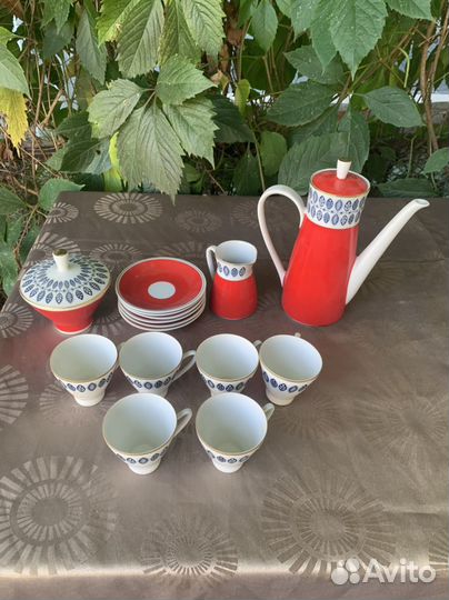 Сервиз кофейный фарфор ГДР