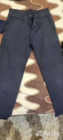 Школьный костюм для мальчика синий 128