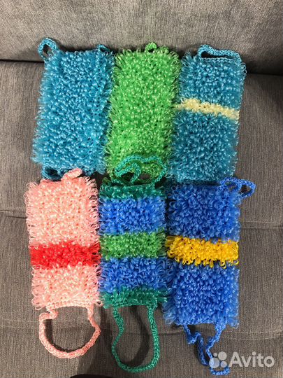 Мочалка ручной работы