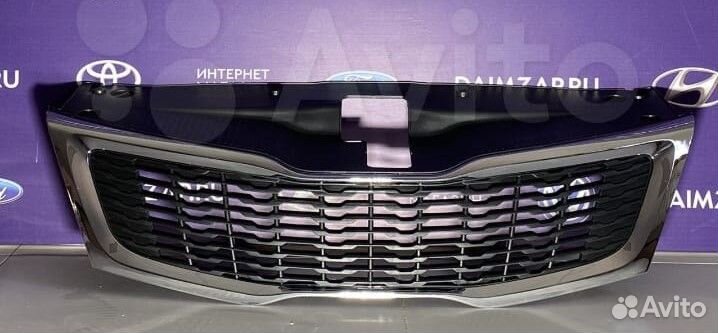 Решетка радиатора Kia rio 15-17 хром