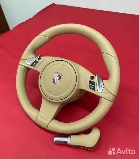 Руль Porsche Cayenne 958 новый Бежевый