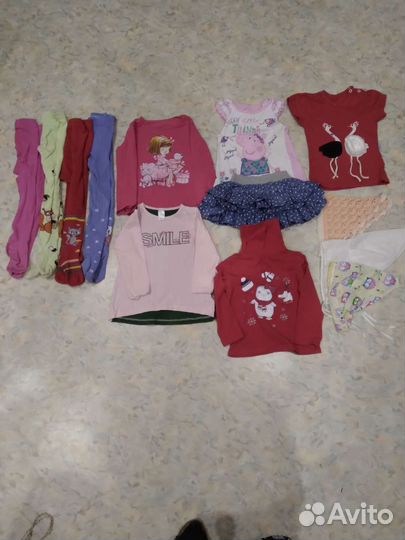 Детские вещи для девочки пакетом