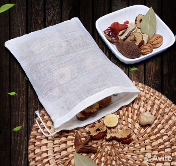 Хлопковый фильтр пакет для хранения, готовки