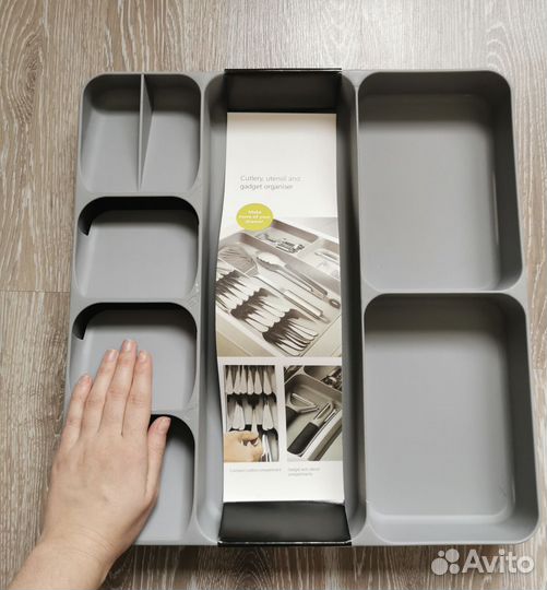 Лоток для столовых приборов большой ящик подставка