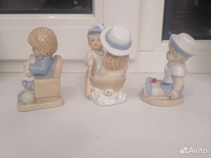 Фарфоровые статуэтки дети